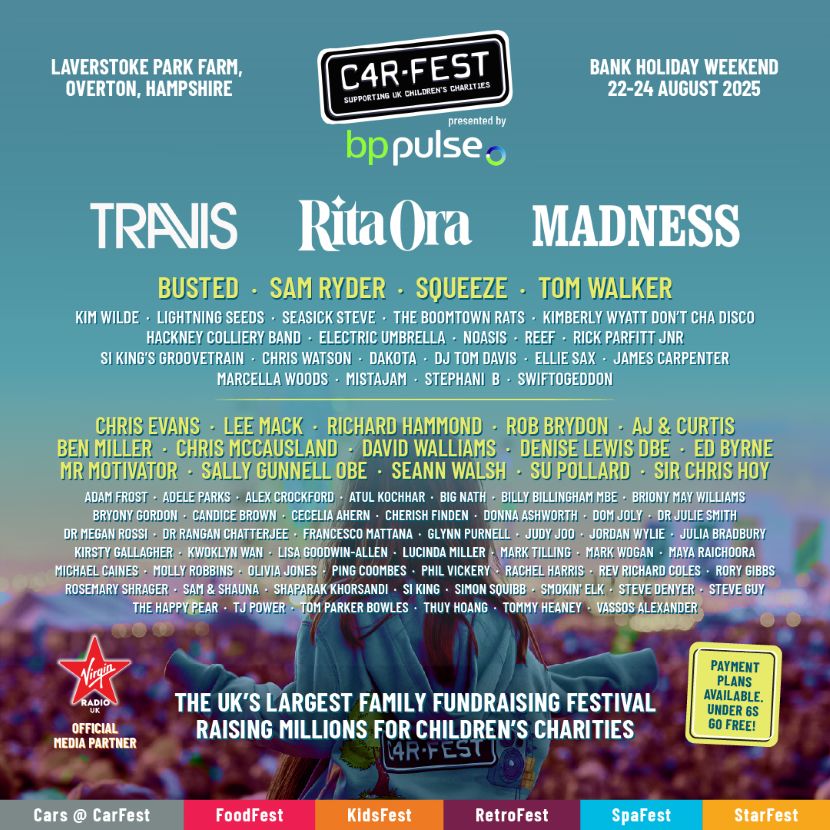 CarFest 2025 lineup